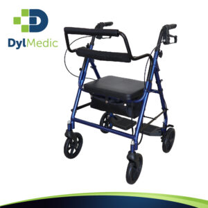 Andadora ortopédica rollator de aluminio con ruedas de 8 pulgadas